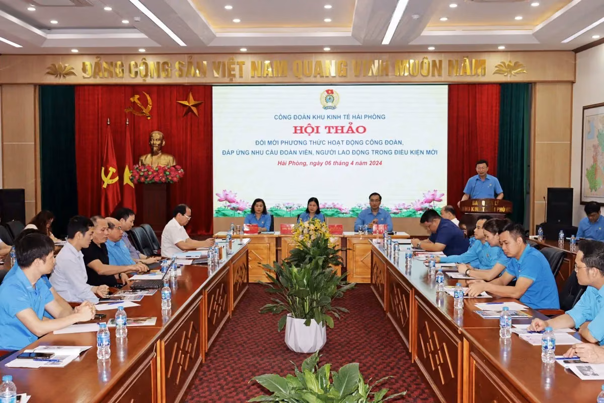 Hội thảo “Đổi mới phương thức hoạt động công đoàn, đáp ứng nhu cầu đoàn viên, người lao động trong điều kiện mới”