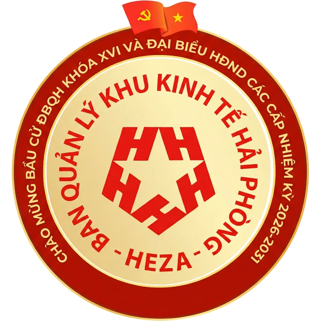 Logo Ban Quản lý Khu kinh tế Hải Phòng (HEZA)