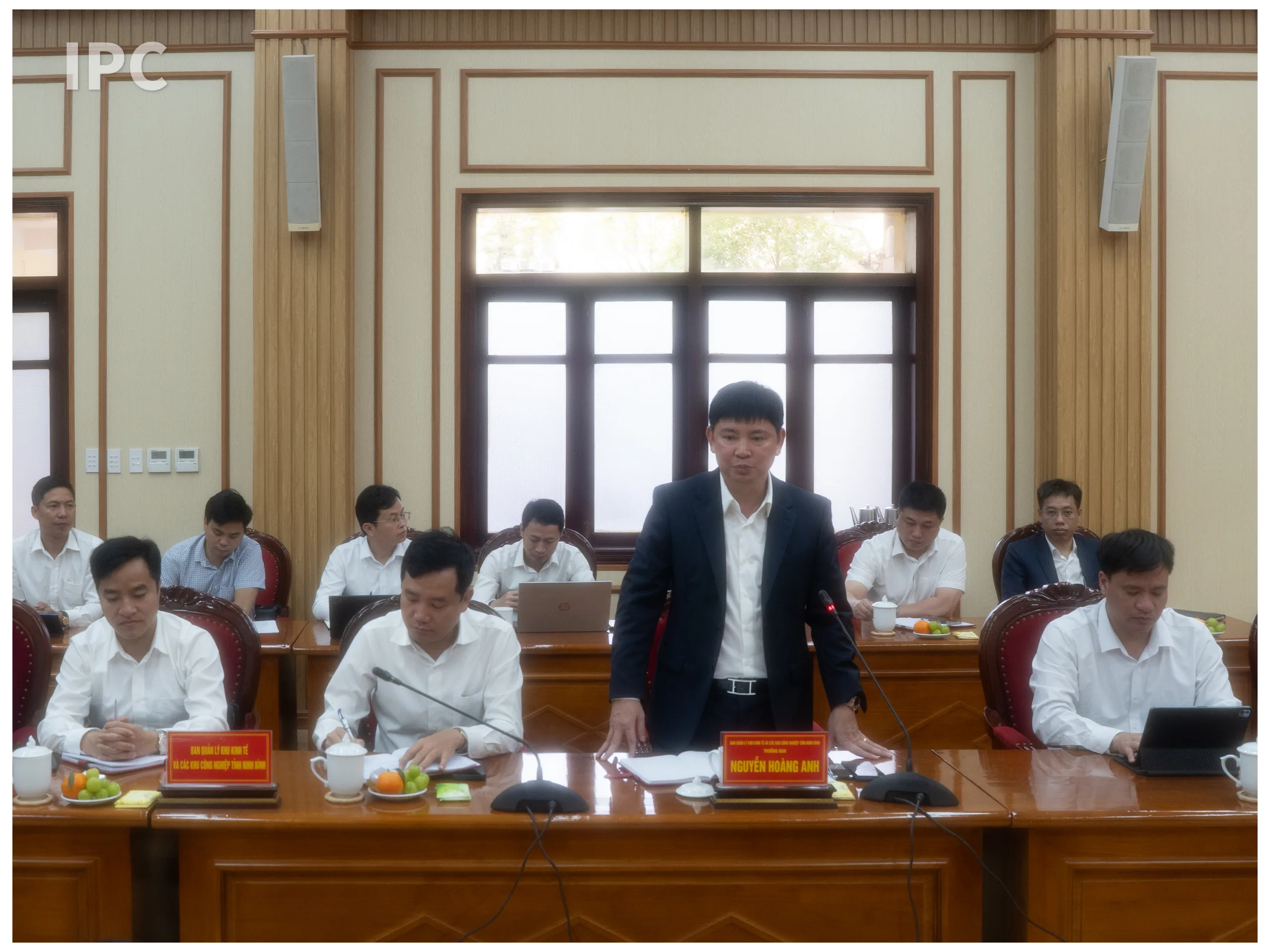 Đoàn công tác Tỉnh Ninh Bình làm việc tại Ban Quản lý Khu kinh tế Hải Phòng